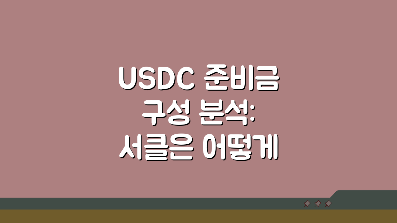USDC 준비금 구성 분석: 서클은 어떻게 1달러를 보장하는가?